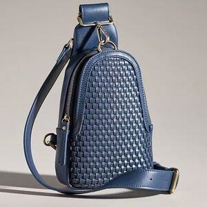 Anthropologie Urban Originals Woven Liberty Sling Bag